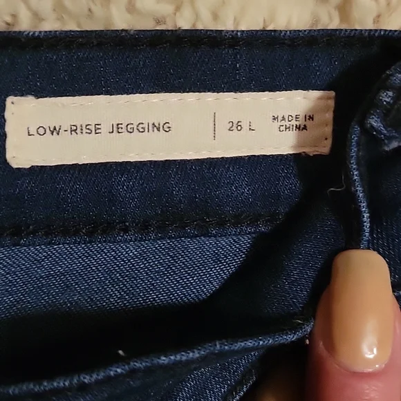 Pacsun super stretch jegging 26L. Dark wash - Picture 3 of 4